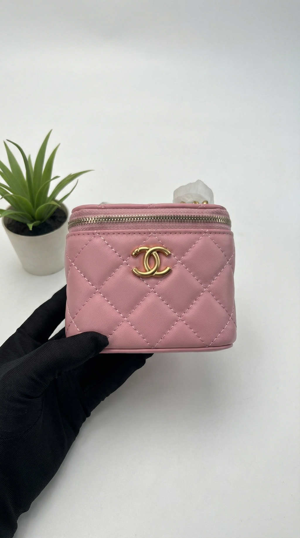 Quilted Vanity Bag