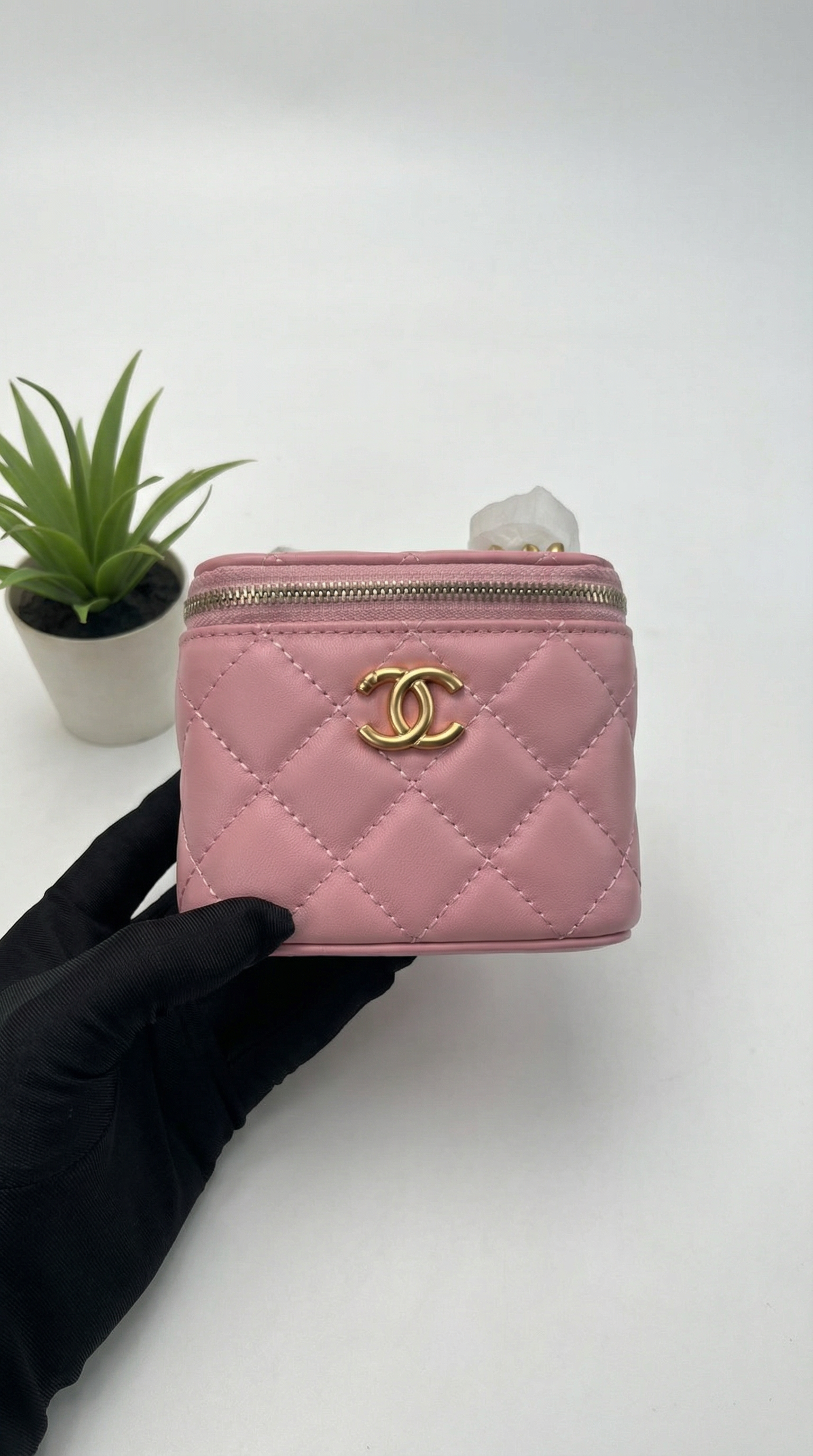 Quilted Vanity Bag