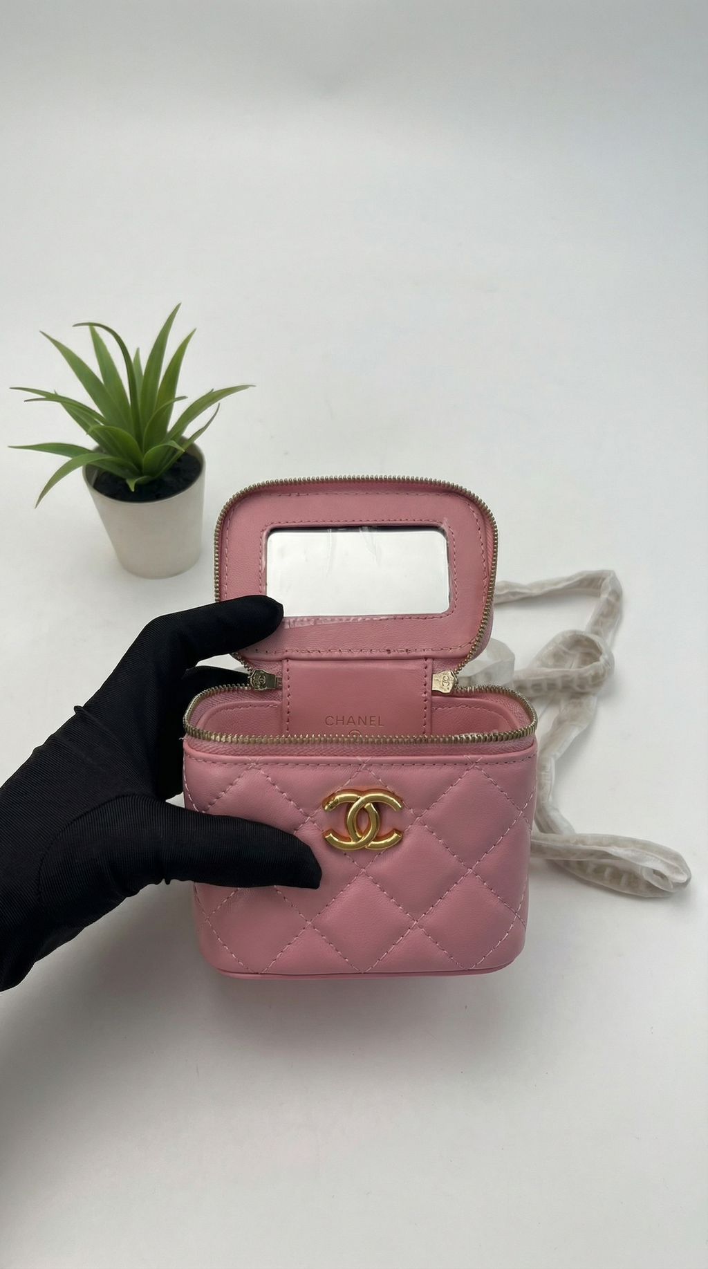 Quilted Vanity Bag