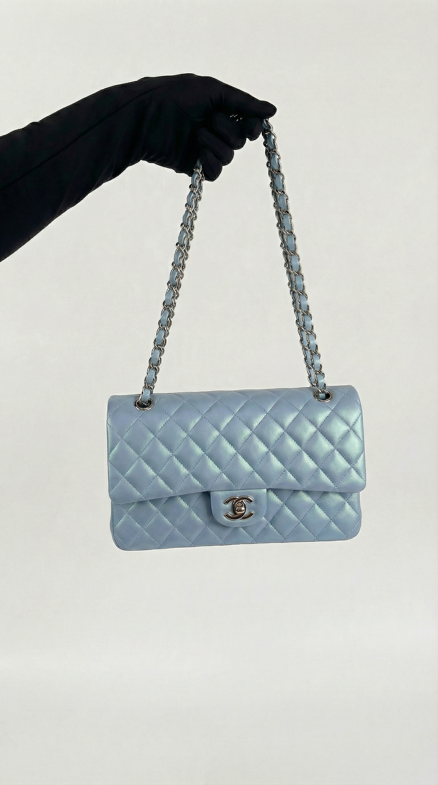 Black Quilted Classic Flap Bag